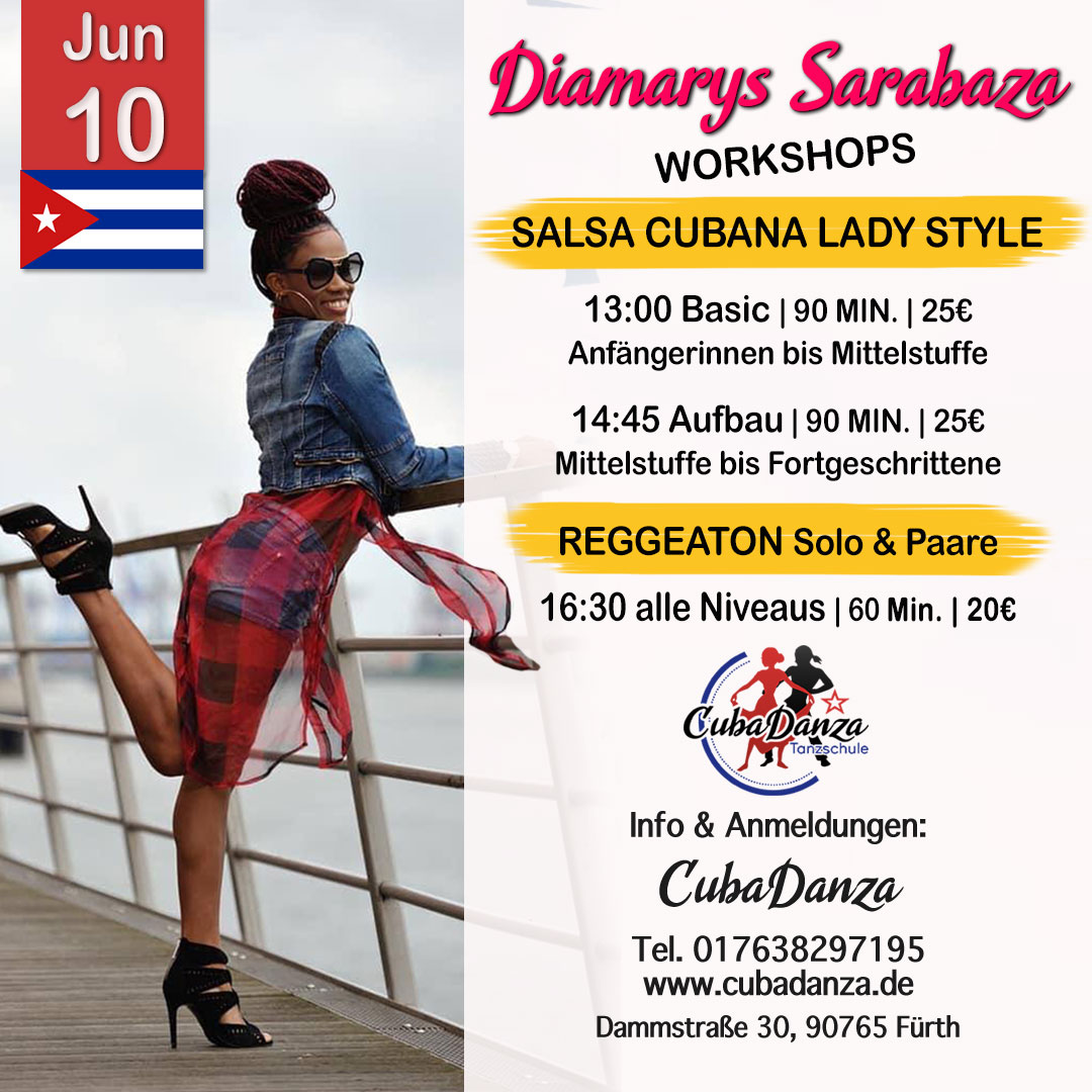 Salsa Cubana Lady Style, Reggeaton workshops